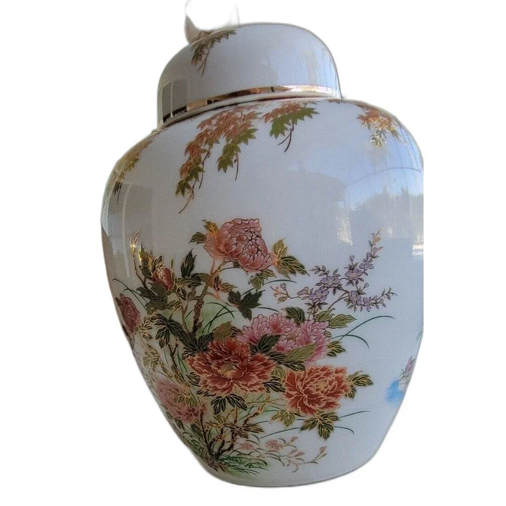 VINTAGE JAPAN PORCELAIN FLORAL BLUEBIRD 6